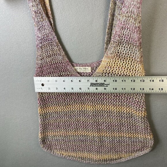 We The Free People SMALL Under‎ The Starlight Tank Top In Sunset Combo Open Back - Picture 5 of 7